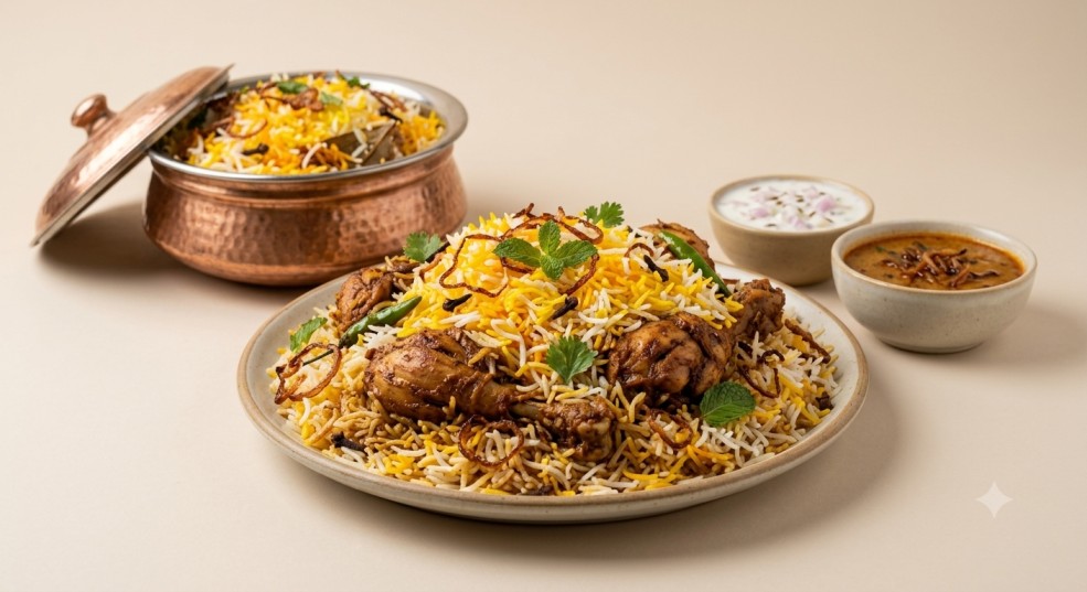 Hyderabadi Chicken Biryani