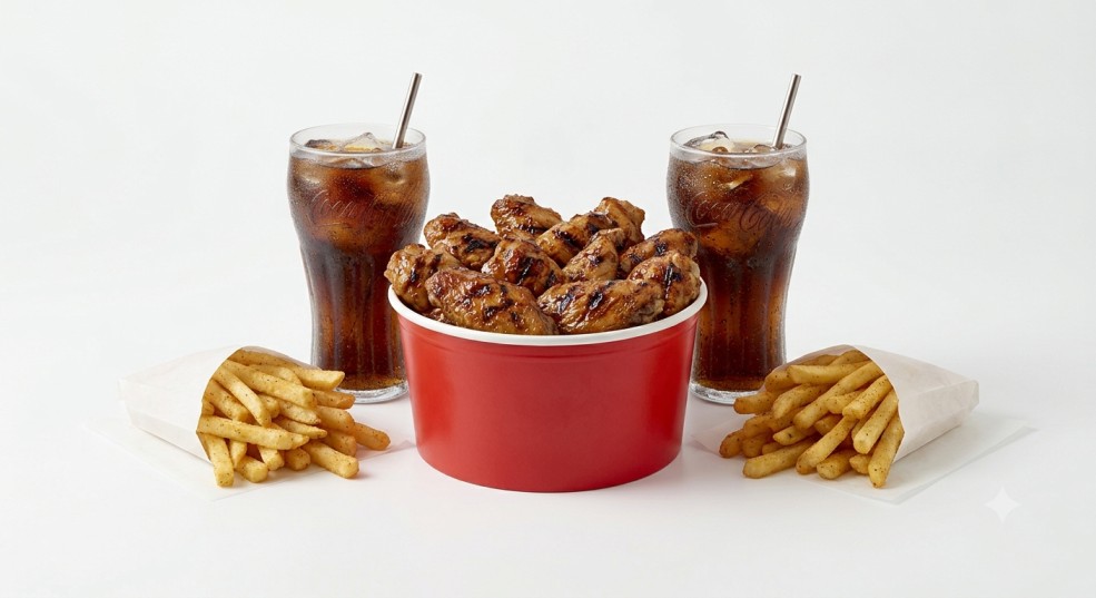 RED HOT GRILLED WINGS BUCKET